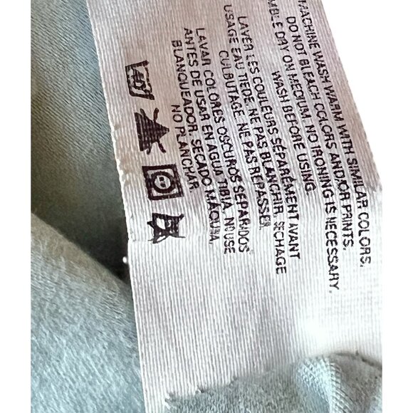 Grand Patrician King Pillowcase 100% Cotton Light Green USA WestPoint Stevens - Picture 2 of 6